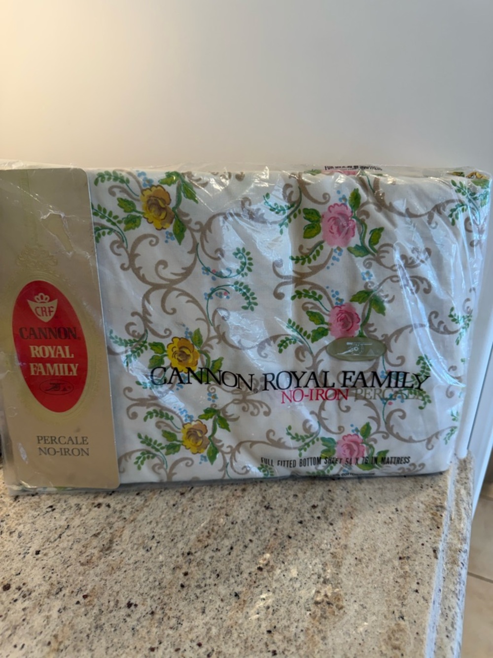 Vintage Cannon Royal Family No Iron Full Fitted Bottom Sheet
